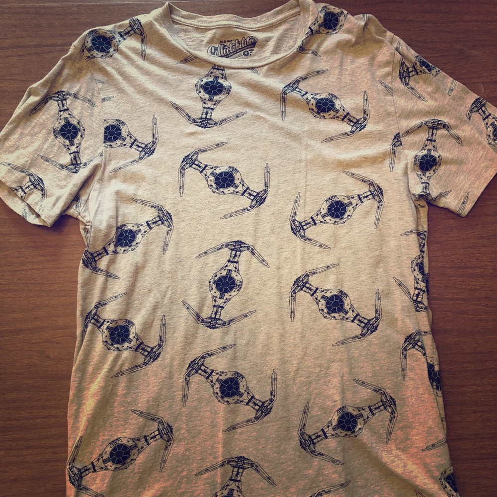 Adult Size M Old Navy Shirt Star Wars Tie Fighter